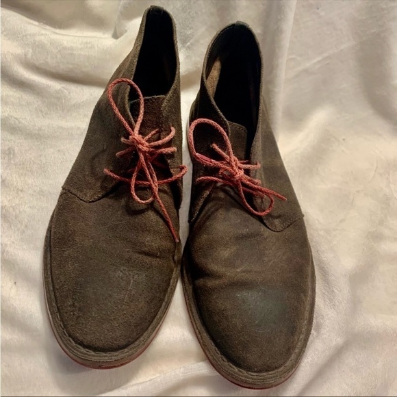 Cole Haan Dress Shoes Men Sz 8.5 Suede Leather Brown Suede Leather Lace-Up main image 7